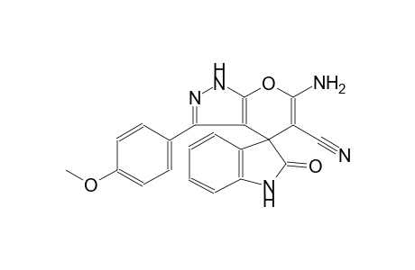 5'-(4-methoxyphenyl)-2'-methyl-2-oxo-2,3-dihydro-7'H-spiro[indene-1,4'-pyrano[2,3-c]pyrrole]-3'-carbonitrile