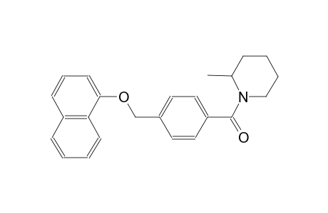 2-methyl-1-{4-[(1-naphthyloxy)methyl]benzoyl}piperidine