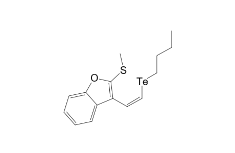 (Z)-3-[2-(Butyltellanyl)vinyl]-2-(methylsulfanyl)benzofuran