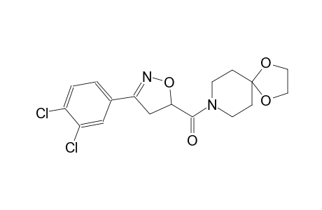 1,4-dioxa-8-azaspiro[4.5]decane, 8-[[3-(3,4-dichlorophenyl)-4,5-dihydro-5-isoxazolyl]carbonyl]-