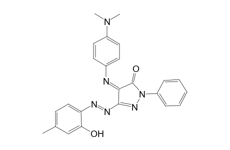 4-[4(Dimethylamino)phenylimino]-3-[(2-hydroxy-4-tolyl)diazenyl]-1-phenyl-4,5dihydro-1H-pyrazol-5-one