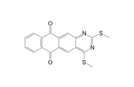 2,4-Bis(methylsulfanyl)naphtho[2,3-g]quinazoline-6,11-dione