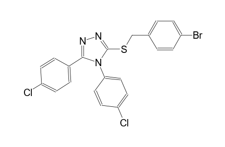3-[(4-bromobenzyl)sulfanyl]-4,5-bis(4-chlorophenyl)-4H-1,2,4-triazole