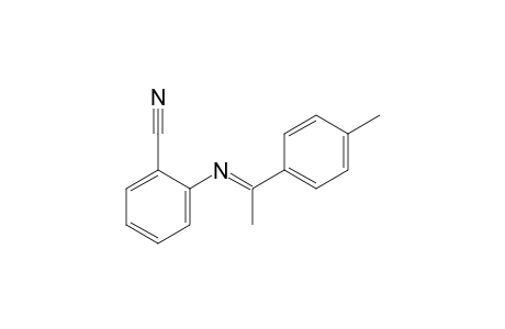 2-[[1-(4-Methylphenyl)ethylidene]amino]benzonitrile