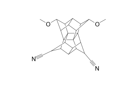 14-syn19-syn-dimethoxyundecacyclo[9.9.0.0(1,5).0(2,112).0.(3,7).0(6,10).0(8,12).0(11,15).0(13,17).0(16,20)]icosane-4-anti,9-anti-dinitrile