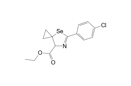 Ethyl 2-(p-chlorophenyl)-5-cyclopropa-selenazoline-4-carboxylate