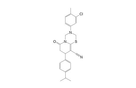 2H,6H-pyrido[2,1-b][1,3,5]thiadiazine-9-carbonitrile, 3-(3-chloro-4-methylphenyl)-3,4,7,8-tetrahydro-8-[4-(1-methylethyl)phenyl]-6-oxo-
