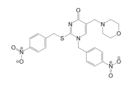 2-p-nitrobenzylthio-1-p-nitrobenzyl-5-morpholinomethyluracil