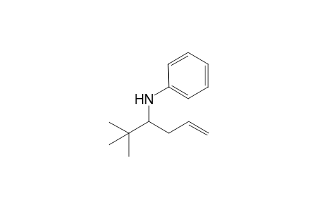 N-(2,2-dimethylhex-5-en-3-yl)aniline