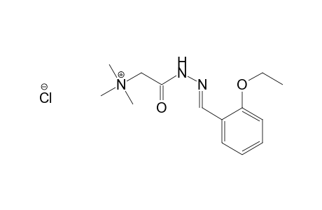 Ammonium, (carboxymethyl)trimethyl-, chloride, (o-ethoxybenzylidene)hydrazide
