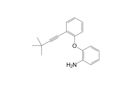 2-[2-(3,3-dimethylbut-1-ynyl)phenoxy)aniline