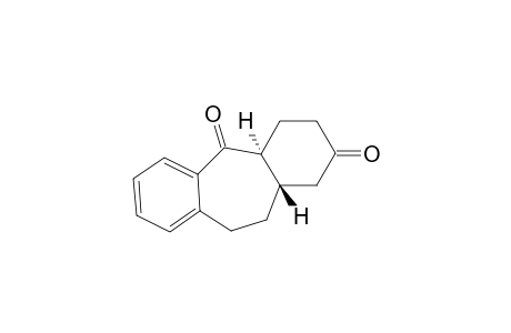 1H-Dibenzo[a,d]cycloheptene-2,5-dione, 3,4,4a,10,11,11a-hexahydro-, trans-
