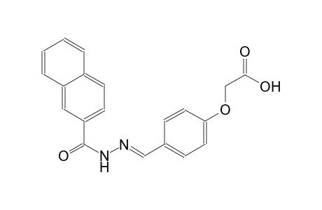 {4-[(E)-(2-naphthoylhydrazono)methyl]phenoxy}acetic acid