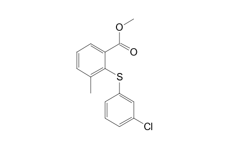 Methyl 2-(3-chloro-phenylsulfanyl)-3-methyl-benzoate