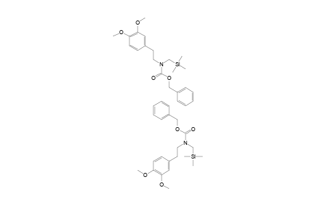 BENZYL-N-[2-(3,4-DIMETHOXYPHENYL)-ETH-1-YL]-N-[(TRIMETHYLSILYL)-METHYL]-CARBAMATE
