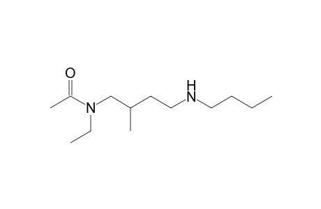 N-[4-(butylamino)-2-methyl-butyl]-N-ethyl-ethanamide