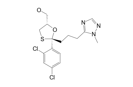 trans-[2-(2,4-DICHLOROPHENYL)-2-[3-[1-METHYL-5-(1,2,4-TRIAZOLYL)]-PROPYL]-5-(HYDROXYMETHYL)]-1,3-OXATHIOLANE