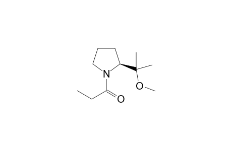 1-[(S)-(-)-2-Methoxypropan-2-yl)pyrrolidin-1-yl]propan-1-one