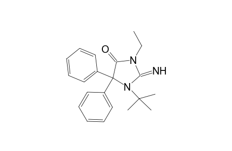 4-Imidazolidinone, 1-(1,1-dimethylethyl)-3-ethyl-2-imino-5,5-diphenyl-