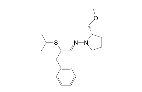 (S,S)-(+)-2-Methoxymethyl-1-(2-isopropylthio-3-phenyl-1-propylidenamino)pyrrolidine