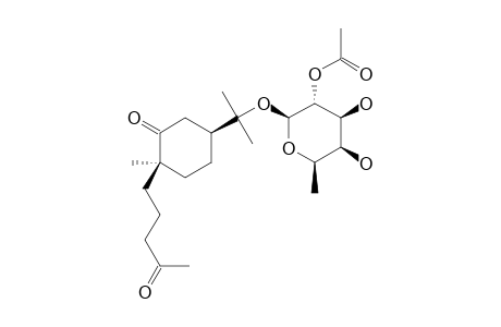 4,5-DIOXO-10-EPI-4,5-SECO-GAMMA-EUDESMOL-2'-O-ACETYL-BETA-D-FUCOPYRANOSIDE