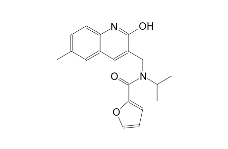 N-[(2-hydroxy-6-methyl-3-quinolinyl)methyl]-N-isopropyl-2-furamide