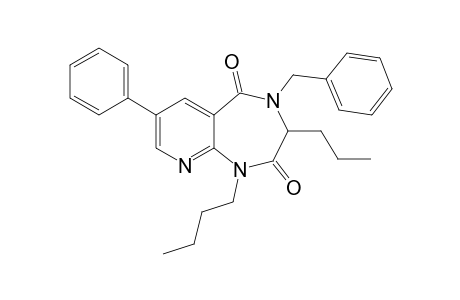 4-Benzyl-1-butyl-7-phenyl-3-propyl-3,4-dihydro-1H-pyrido[2,3-e][1,4[diazepine-2,5-dione