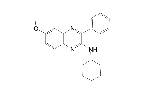 cyclohexyl-(6-methoxy-3-phenyl-quinoxalin-2-yl)amine