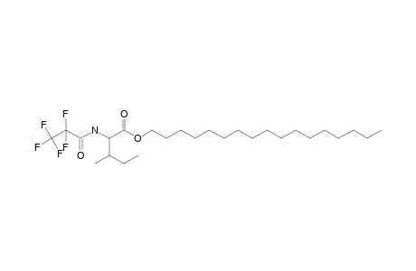 L-Isoleucine, N-pentafluoropropionyl-, heptadecyl ester