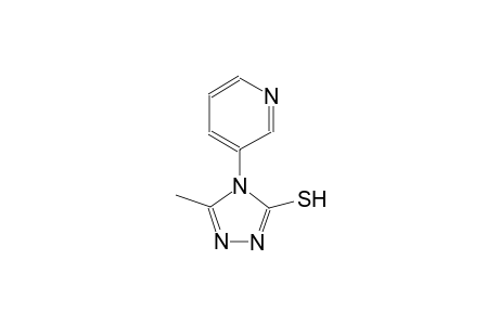 4H-1,2,4-triazole-3-thiol, 5-methyl-4-(3-pyridinyl)-