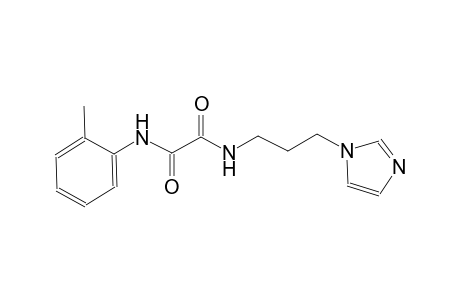 N~1~-[3-(1H-imidazol-1-yl)propyl]-N~2~-(2-methylphenyl)ethanediamide