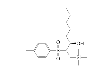 (2R,3R)-2-(-p-Tolylsulfonyl)-1-(trimethylsilyl)-3-octanol