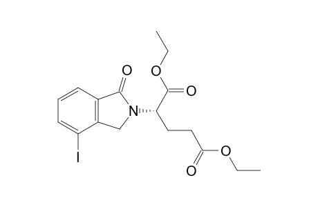 Diethyl 2-[2,3-dihydro-4-iodo-1(2H)-oxoisoindolyl]-L-glutarate
