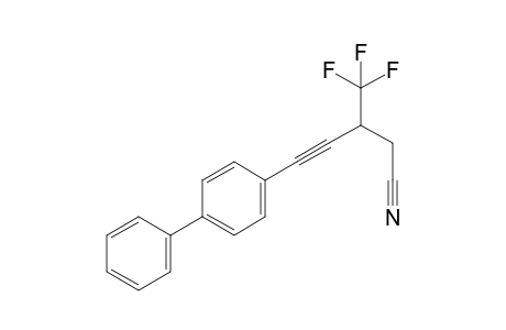 5-([1,1'-Biphenyl]-4-yl)-3-(trifluoromethyl)pent-4-ynenitrile
