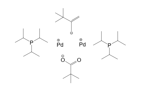 Mu-(2-tert-Butylallyl)-Mu-(dimethylpropionato)-bis(triisopropylphosphan)dipalladium(I)