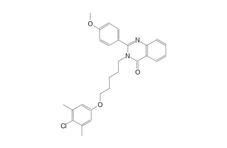 3-[5-(4-chloro-3,5-dimethylphenoxy)pentyl]-2-(4-methoxyphenyl)-4(3H)-quinazolinone