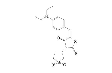 (5E)-5-[4-(diethylamino)benzylidene]-3-(1,1-dioxidotetrahydro-3-thienyl)-2-thioxo-1,3-thiazolidin-4-one
