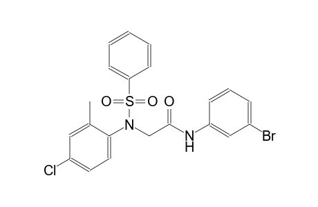 2-(N-besyl-4-chloro-2-methyl-anilino)-N-(3-bromophenyl)acetamide