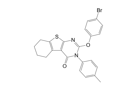2-(4-Bromophenyloxy)-3-(4-methylphenyl)-5,6,7,8-tetrahydrobenzothieno[2,3-d]pyrimidin-4(3H)-one