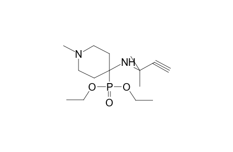 1-METHYL-4-DIETHOXYPHOSPHORYL-4-[(1,1-DIMETHYL-2-PROPYNYL)AMINO]PIPERIDINE
