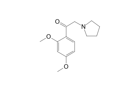 2-Pyrrolidino-2',4'-dimethoxyacetophenone