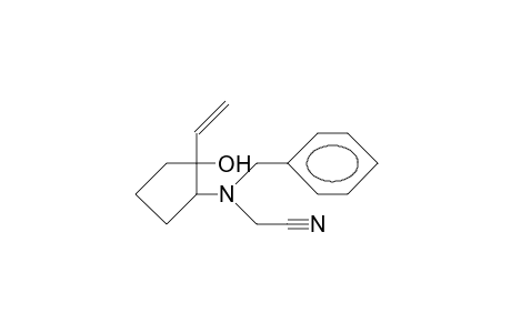 cis-2-(Benzyl-cyanomethyl-amino)-1-ethenyl-cyclopentanol