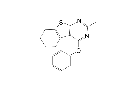 benzo[4,5]thieno[2,3-d]pyrimidine, 5,6,7,8-tetrahydro-2-methyl-4-phenoxy-