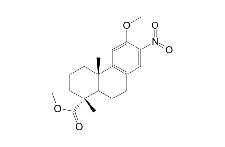Methyl 12-methoxy-13-nitropodocarpa-8,11,13-trien-19-oate