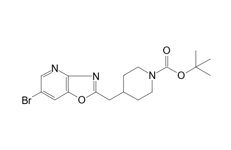 4-[(6-bromooxazolo[4,5-b]pyridin-2-yl)methyl]piperidine-1-carboxylic acid tert-butyl ester