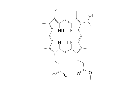 2(4)-ethyl-4(2)-(1-hydroxyethyl)deuteroporphyrin dimethyl ester