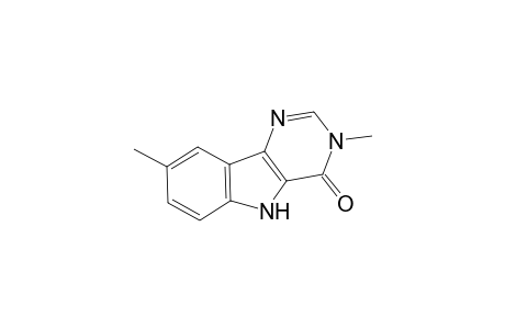 3,8-Dimethyl-3,5-dihydro-4H-pyrimido[5,4-b]indol-4-one