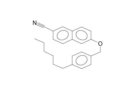 2-(4-hexylbenzyloxy)-6-cyanonaphthalene