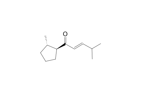 (E)-(1S,2S)-trans-2-Methylcyclopentyl 3-methylbut-1-enyl ketone