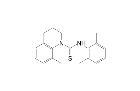 3,4-dihydro-8-methylthio-1(2H)-quinolinecarboxy-2',6'-xylidide